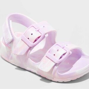 Charming Cat & Jack Lilac and Pink Kids Sandals